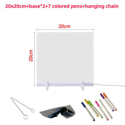 Fluorescent display board