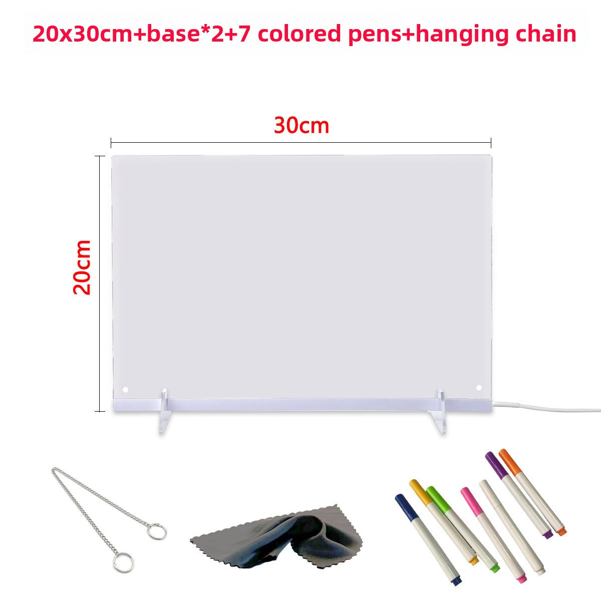 Fluorescent display board