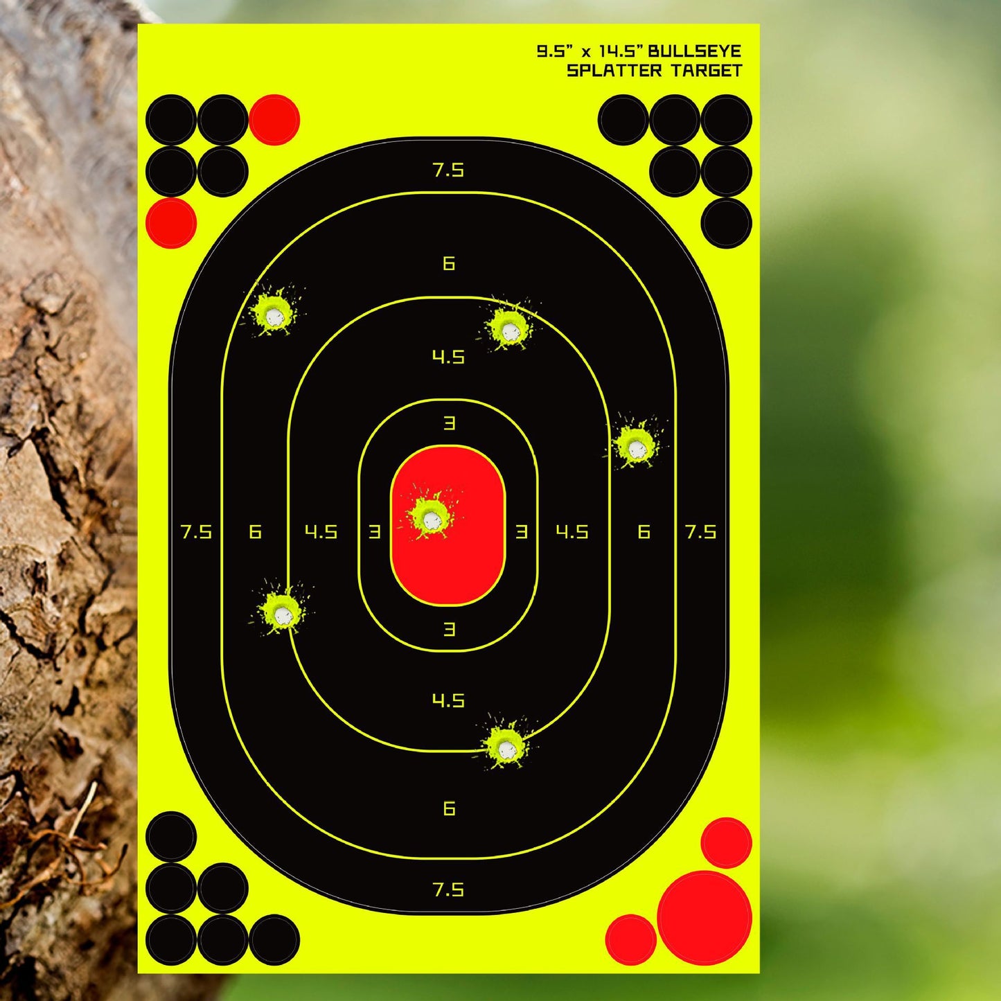 Fluorescent Shooting Target Stickers