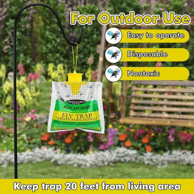 Fly-catching bag