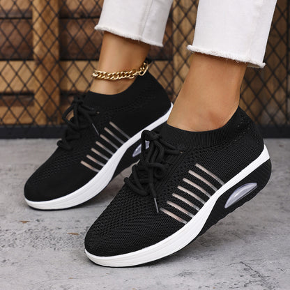 Fly-woven casual shoes