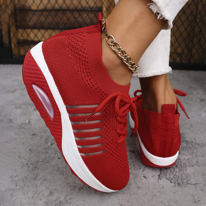 Fly-woven casual shoes