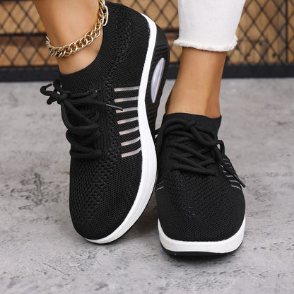 Fly-woven casual shoes