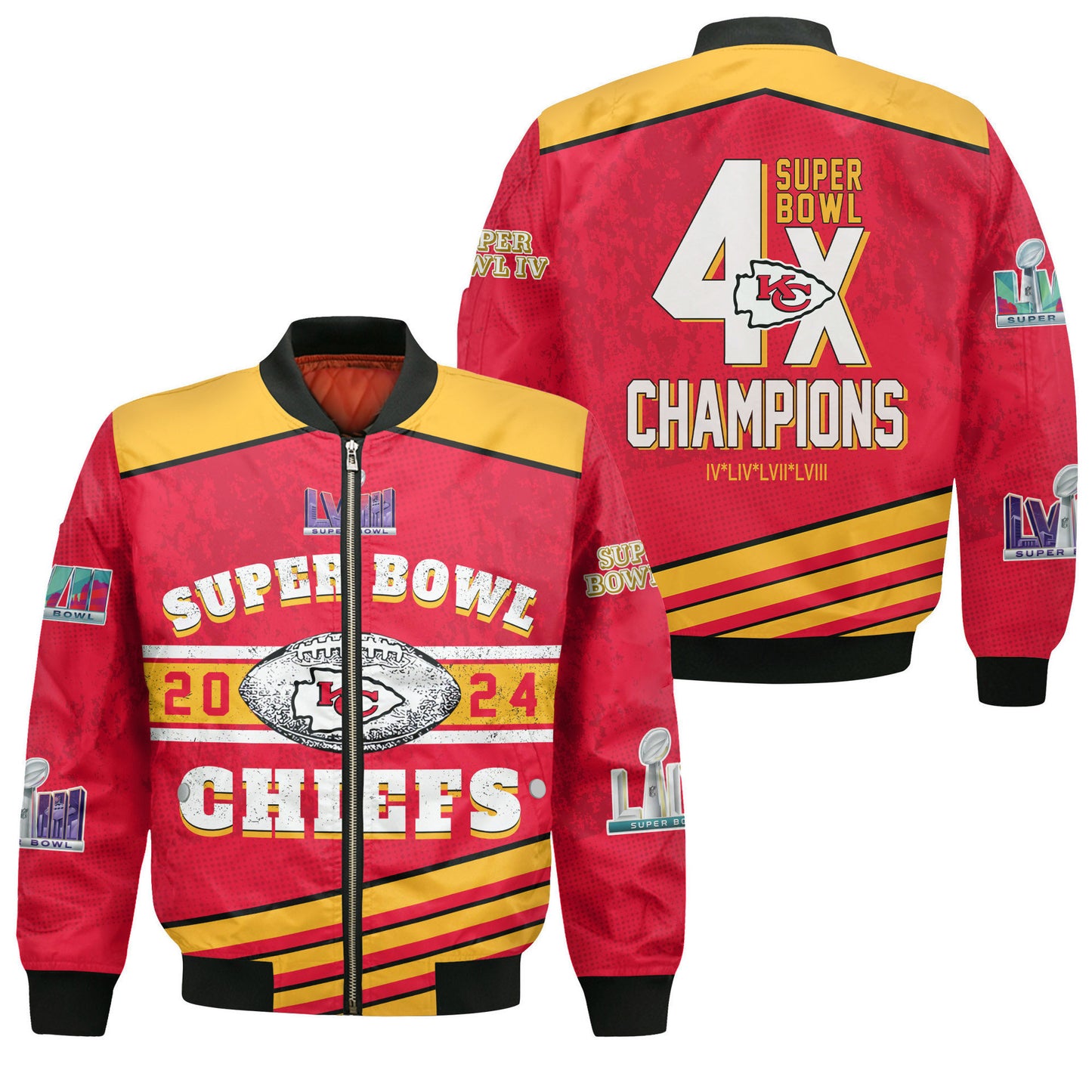Flying jacket with digital printing