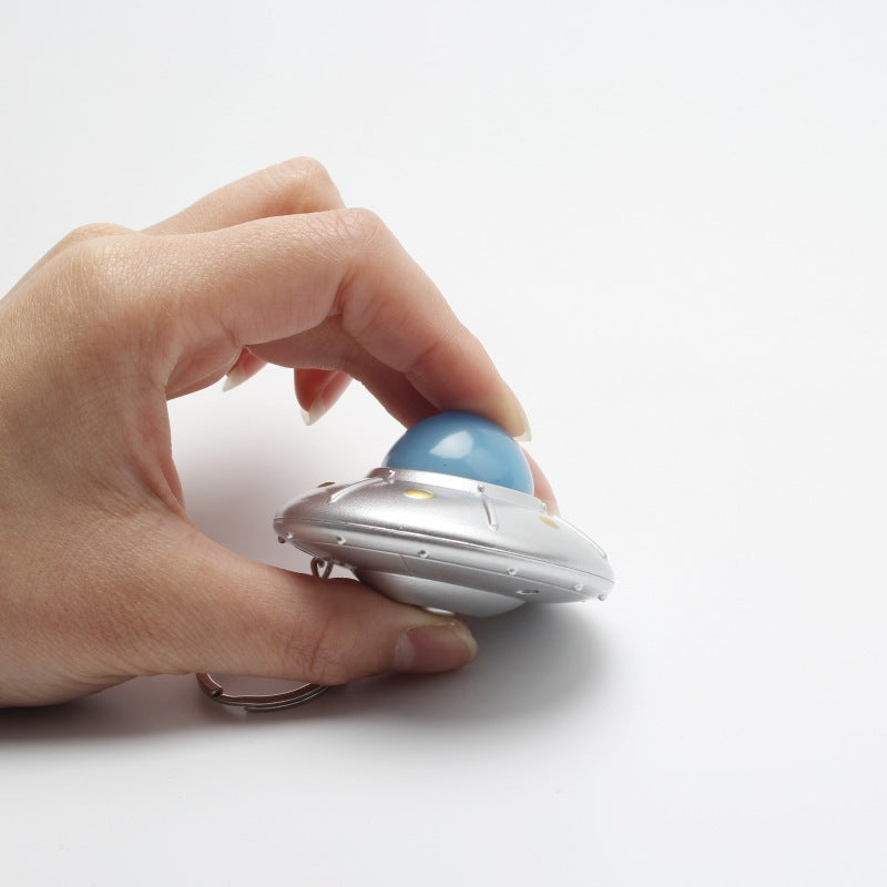 Flying Saucer Keychain