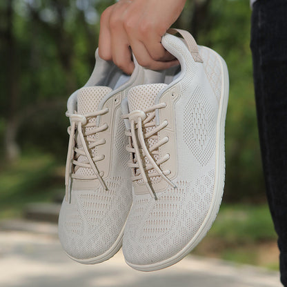 Flyknit Wide Toe Box Athletic Sneakers