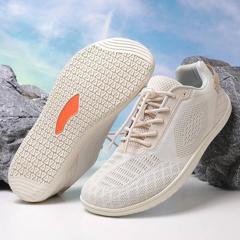 Flyknit Wide Toe Box Athletic Sneakers