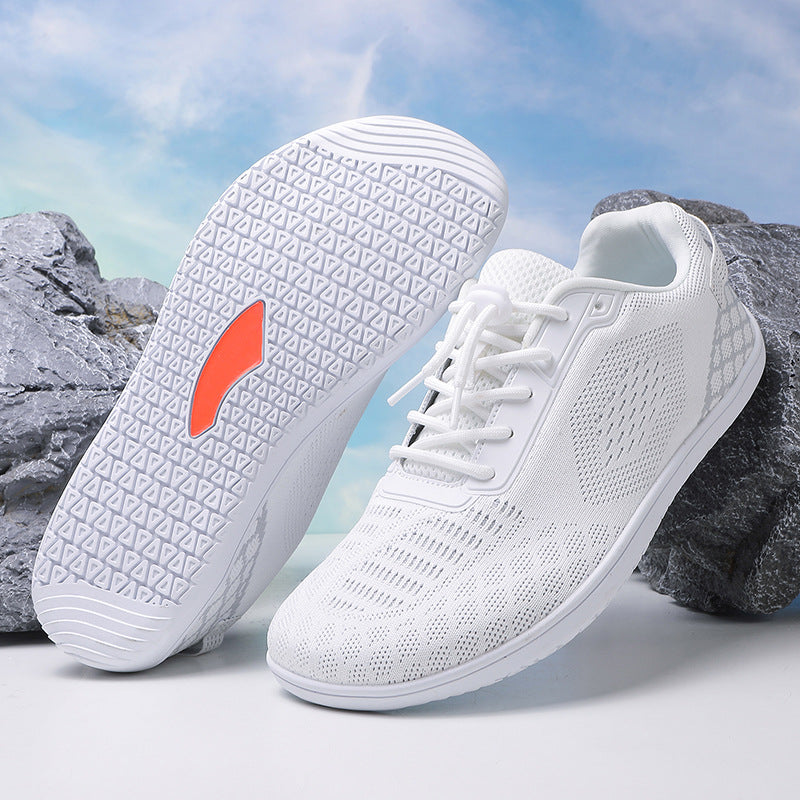 Flyknit Wide Toe Box Athletic Sneakers