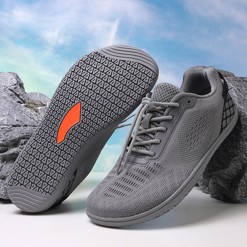 Flyknit Wide Toe Box Athletic Sneakers