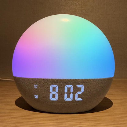 FM Radio Sunrise Simulation Alarm Clock with White Noise