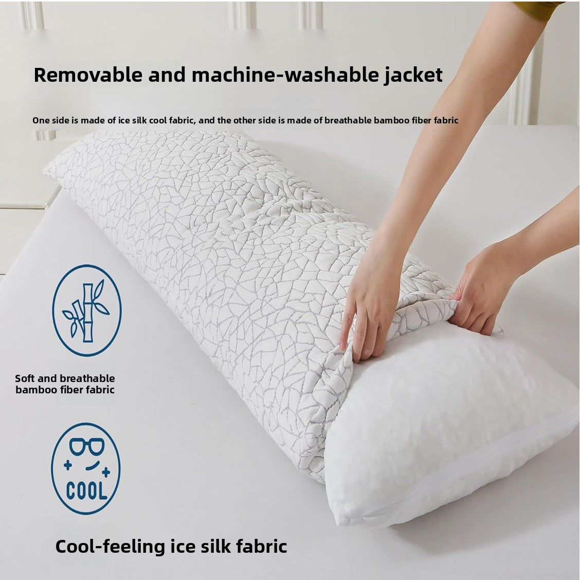 Foam long pillow