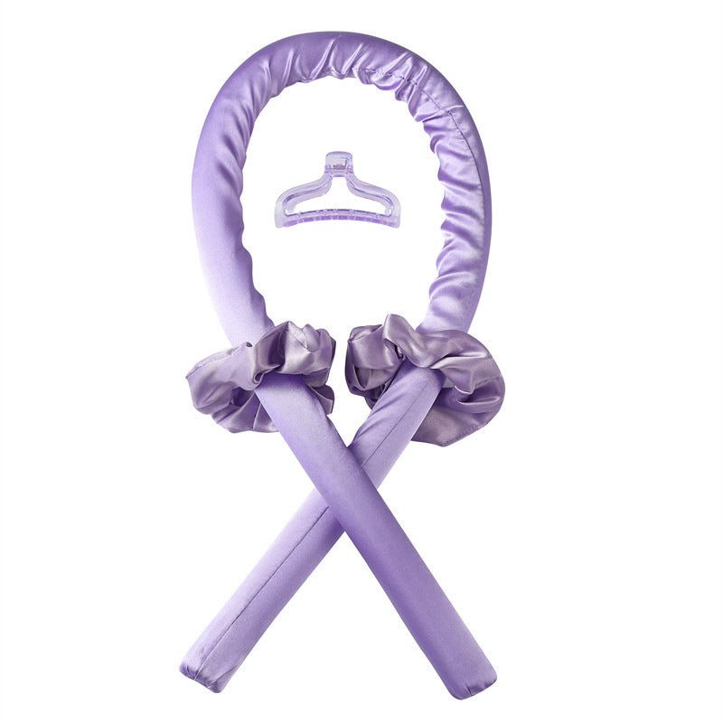 Foam Sponge Heat-Free Curling Iron with Hair Ties