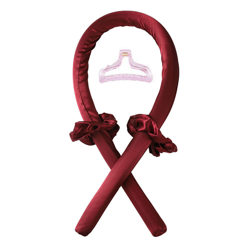 Foam Sponge Heat-Free Curling Iron with Hair Ties