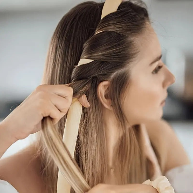 Foam Sponge Heat-Free Curling Iron with Hair Ties