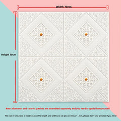 Plaid white 35cm35cmpiece