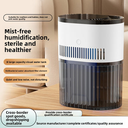 Fog-Free Humidifier with Antibacterial Function