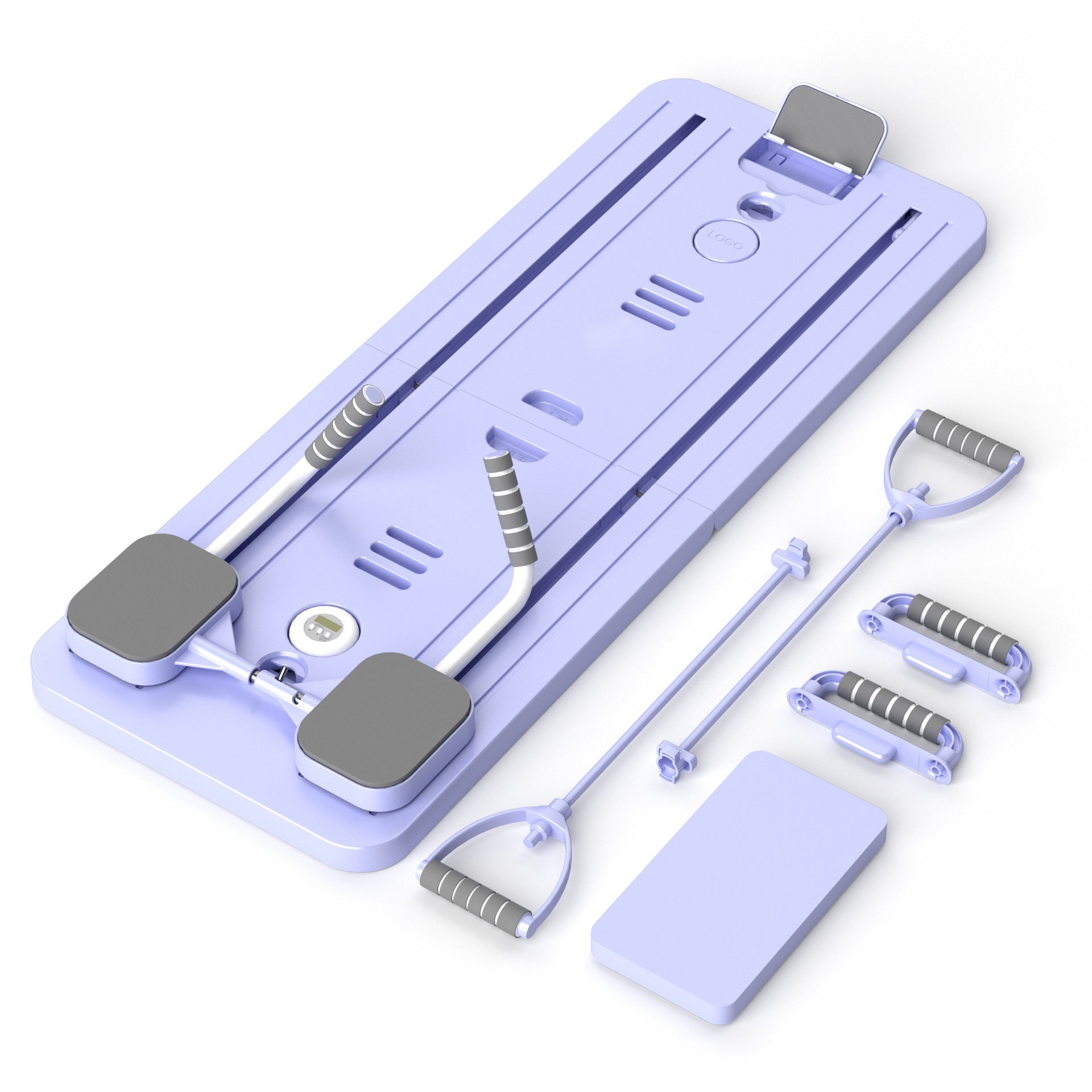 Foldable 4-in-1 Fitness Abdominal Board with Accessories