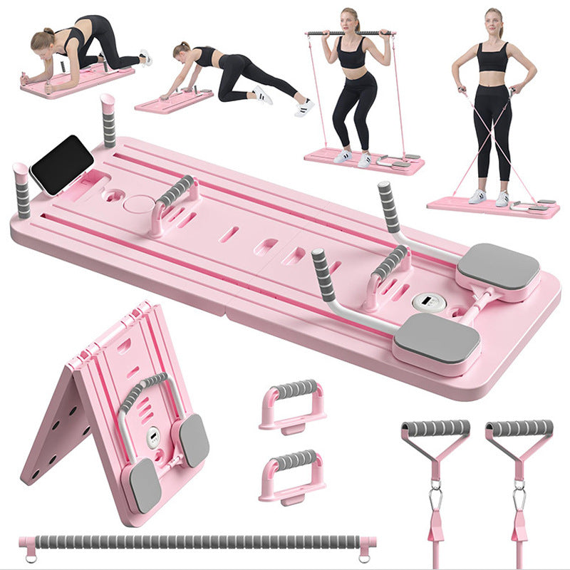Foldable 4-in-1 Fitness Abdominal Board with Accessories