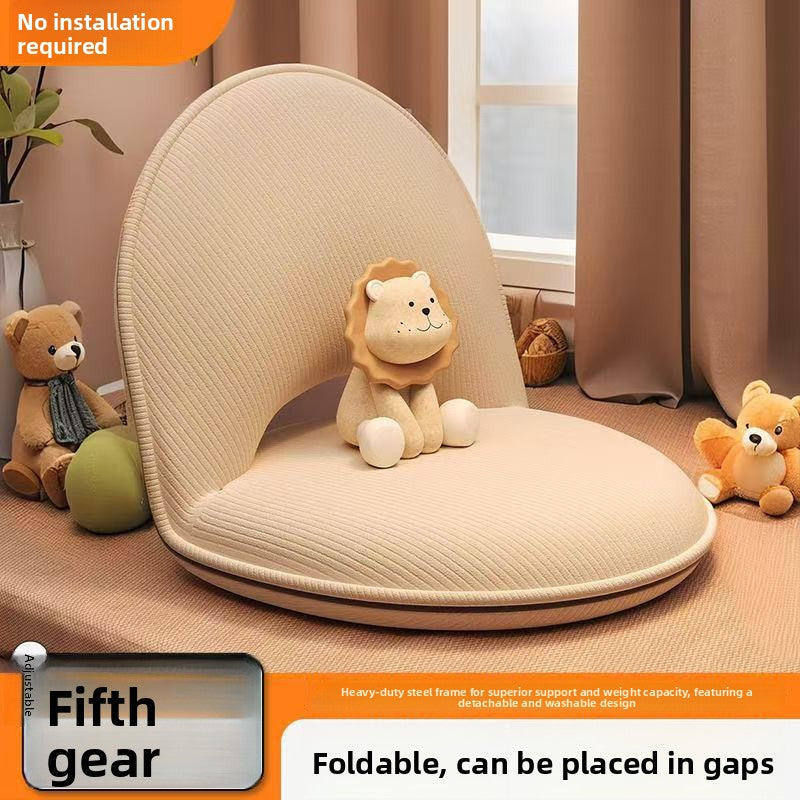 Foldable Adjustable Sofa Chair with Removable Cover