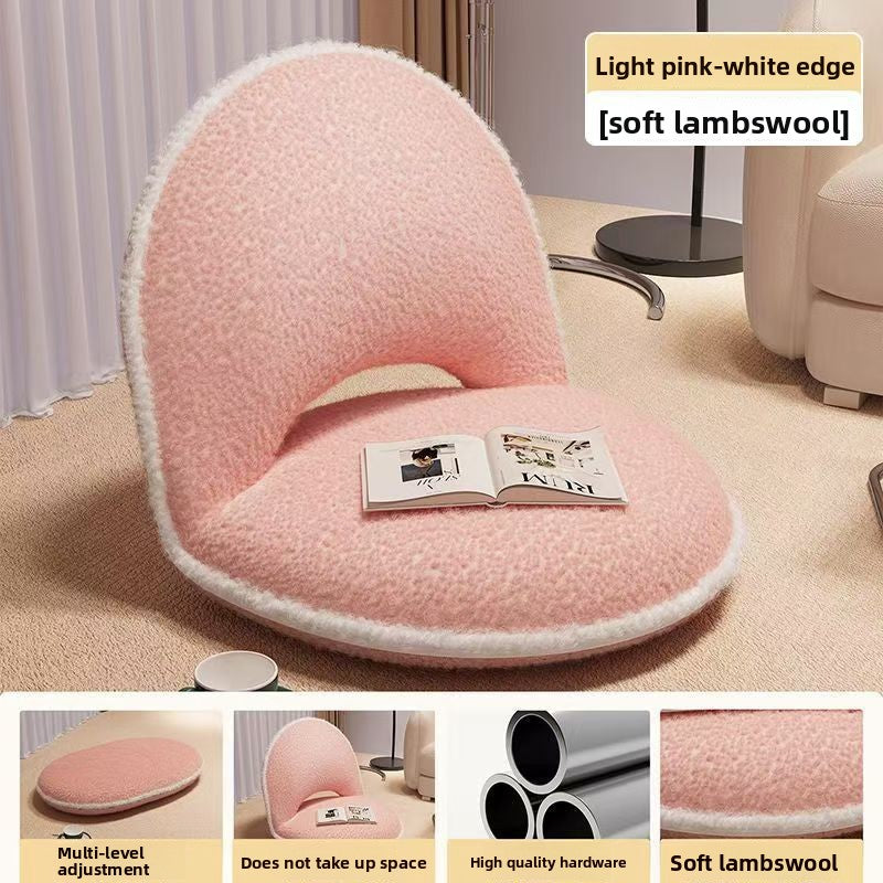 Foldable Adjustable Sofa Chair with Removable Cover
