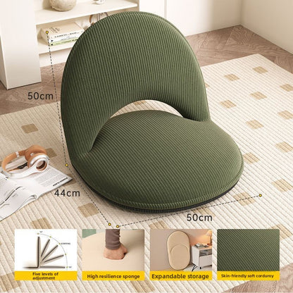 Foldable Adjustable Sofa Chair with Removable Cover