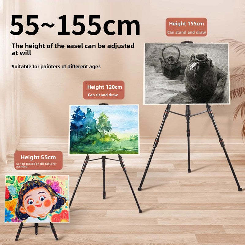 Foldable Aluminum Alloy Metal Easel Adjustable Art Display Stand
