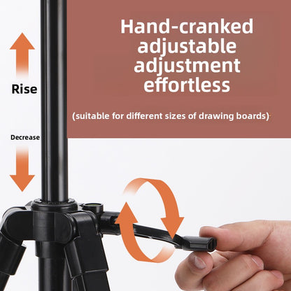 Foldable Aluminum Alloy Metal Easel Adjustable Art Display Stand