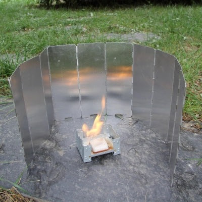 Foldable Aluminum Alloy Stove Windscreen