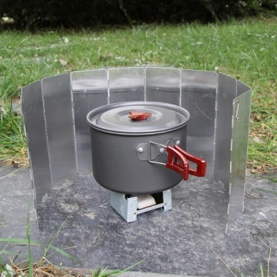 Foldable Aluminum Alloy Stove Windscreen