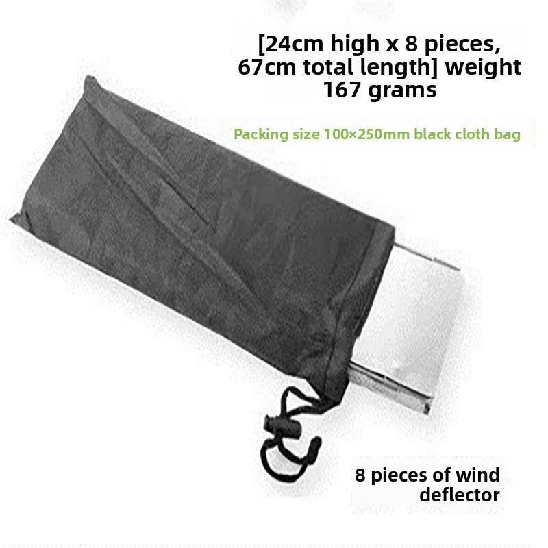 Foldable Aluminum Alloy Stove Windscreen