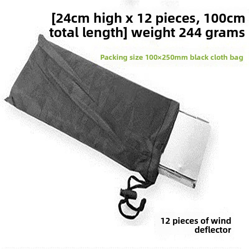 Foldable Aluminum Alloy Stove Windscreen