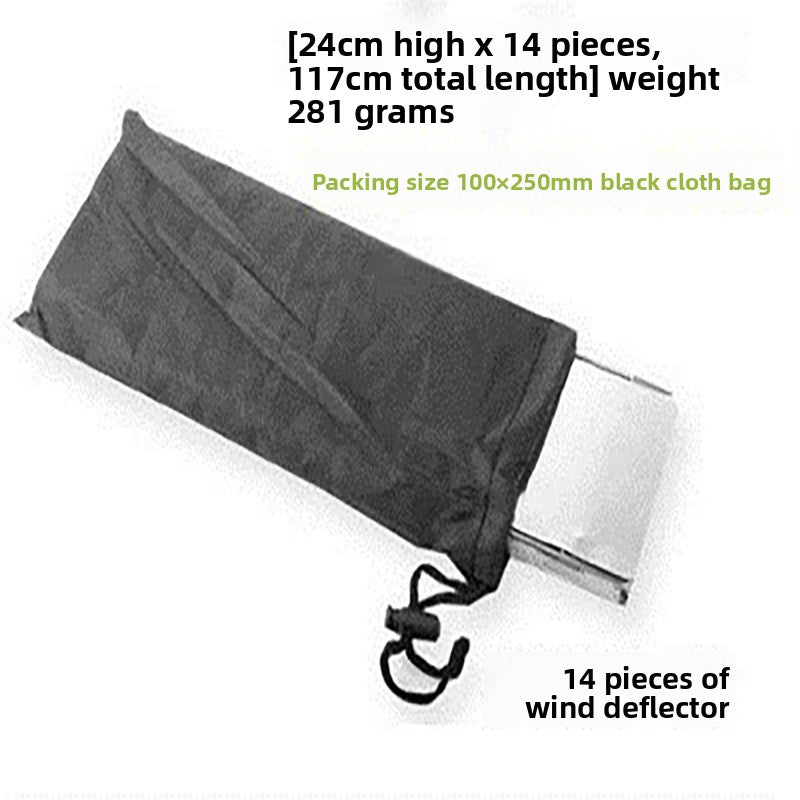 Foldable Aluminum Alloy Stove Windscreen