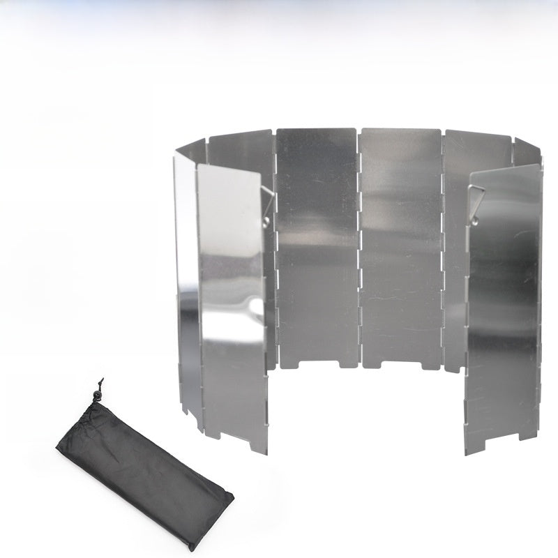 Foldable Aluminum Camping Stove Windshield