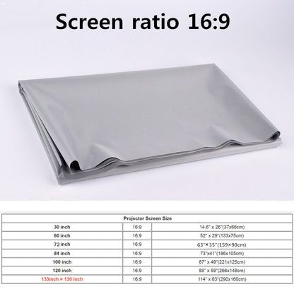 Foldable Anti-Light Projection Screen