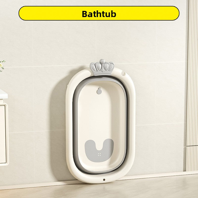 Foldable Baby Bath Tub with Temperature Display