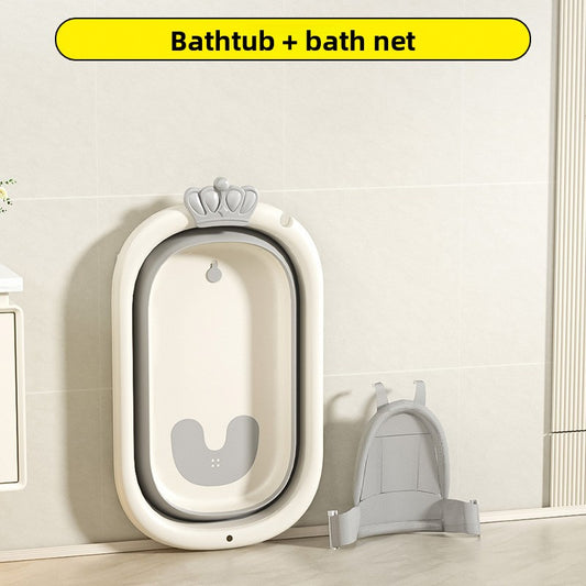 Foldable Baby Bath Tub with Temperature Display