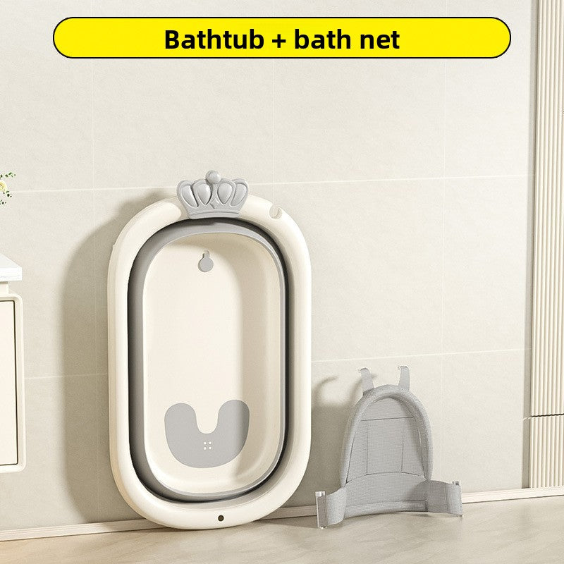Foldable baby bathtub
