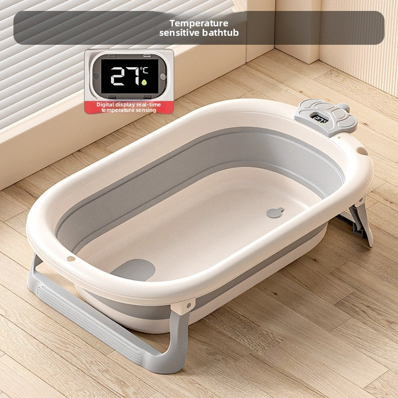 Foldable baby bathtub