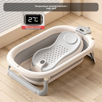 Foldable baby bathtub