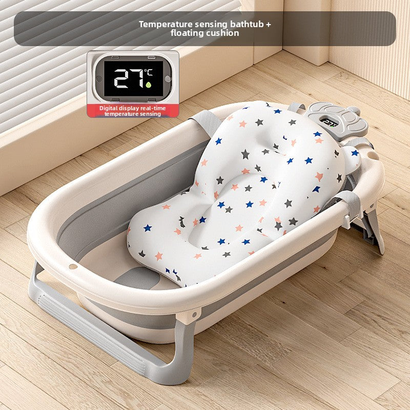 Foldable baby bathtub
