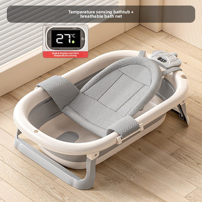 Foldable baby bathtub