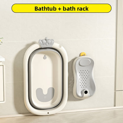 Foldable baby bathtub