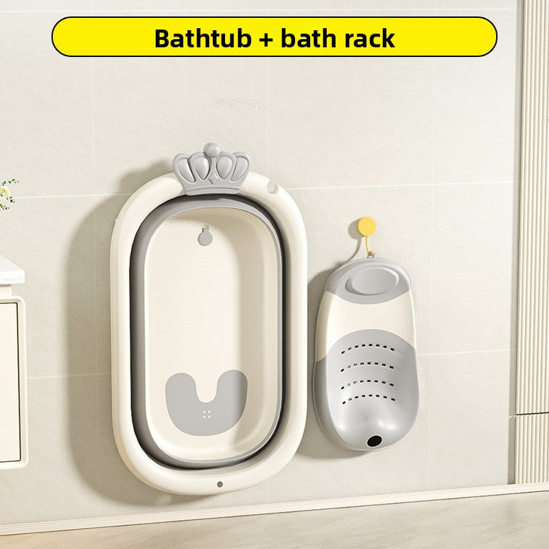 Foldable baby bathtub