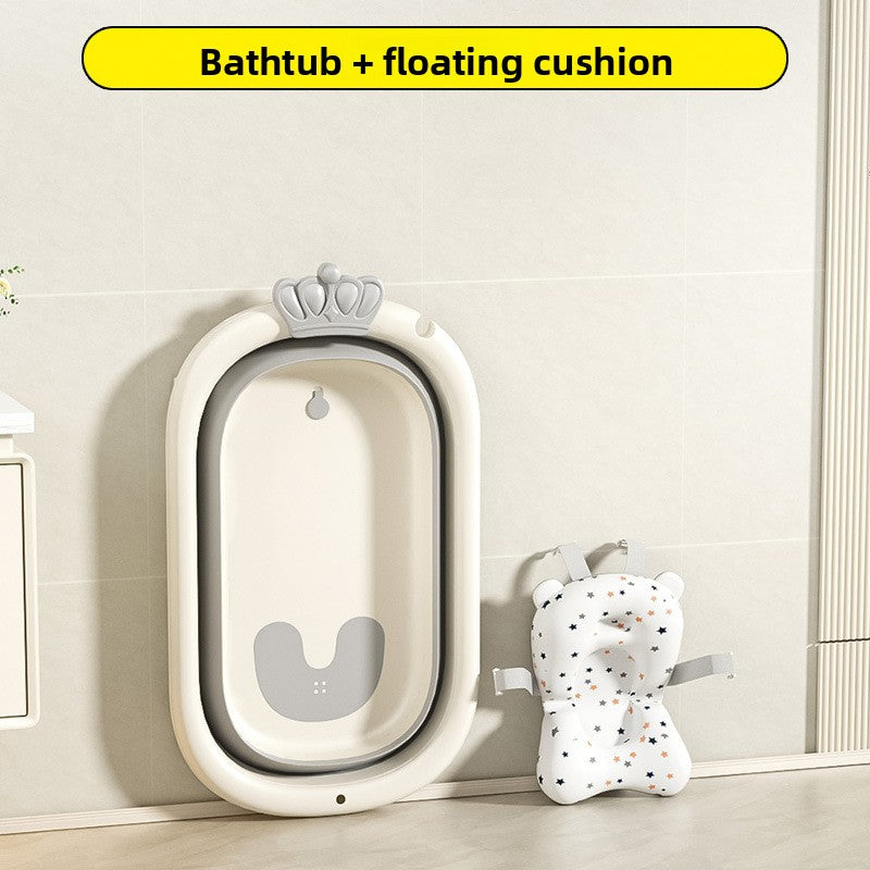 Foldable baby bathtub