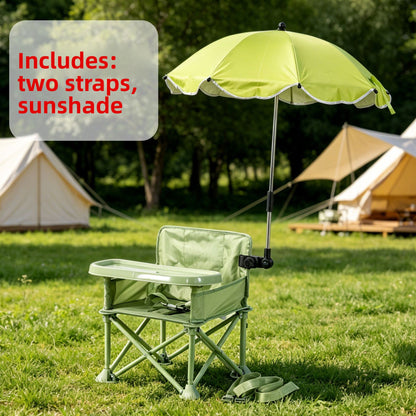 Foldable Baby Chair with Backrest for Outdoor and Indoor Use