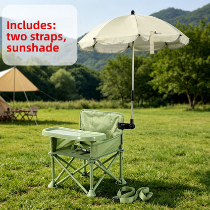 Foldable Baby Chair with Backrest for Outdoor and Indoor Use