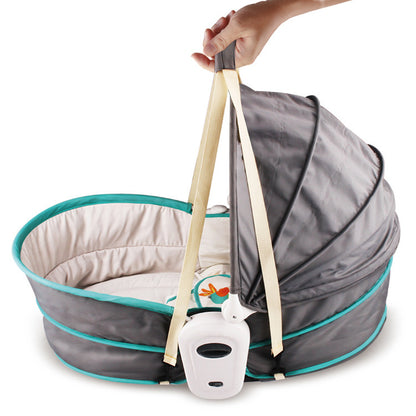 Foldable baby cradle bed