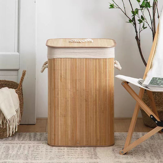 Foldable Bamboo Laundry Hamper