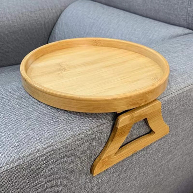 Foldable Bamboo Sofa Armrest Tray