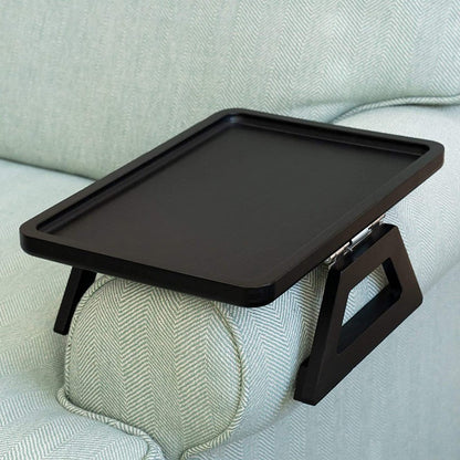 Foldable Bamboo Sofa Tray Square Serving Plate